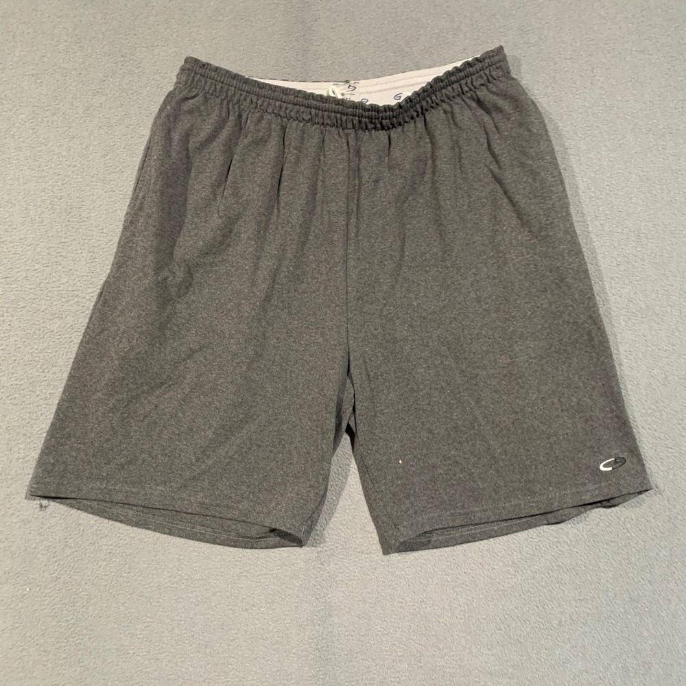 C9 Champion Shorts Mens XL Gray Cotton Blend Elastic Waist Loungwear Jersey